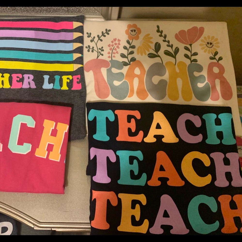 Teacher Tshirts (2 tees bundle) - Picture 2 of 8